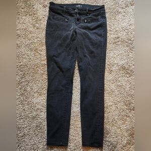 Loft Super Skinny Black Jeans